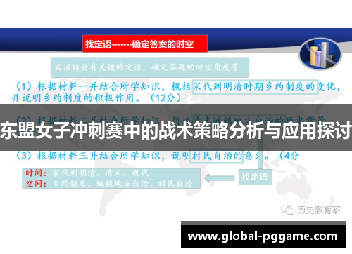 东盟女子冲刺赛中的战术策略分析与应用探讨