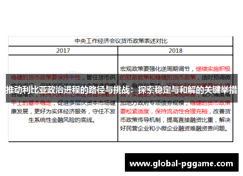 推动利比亚政治进程的路径与挑战：探索稳定与和解的关键举措
